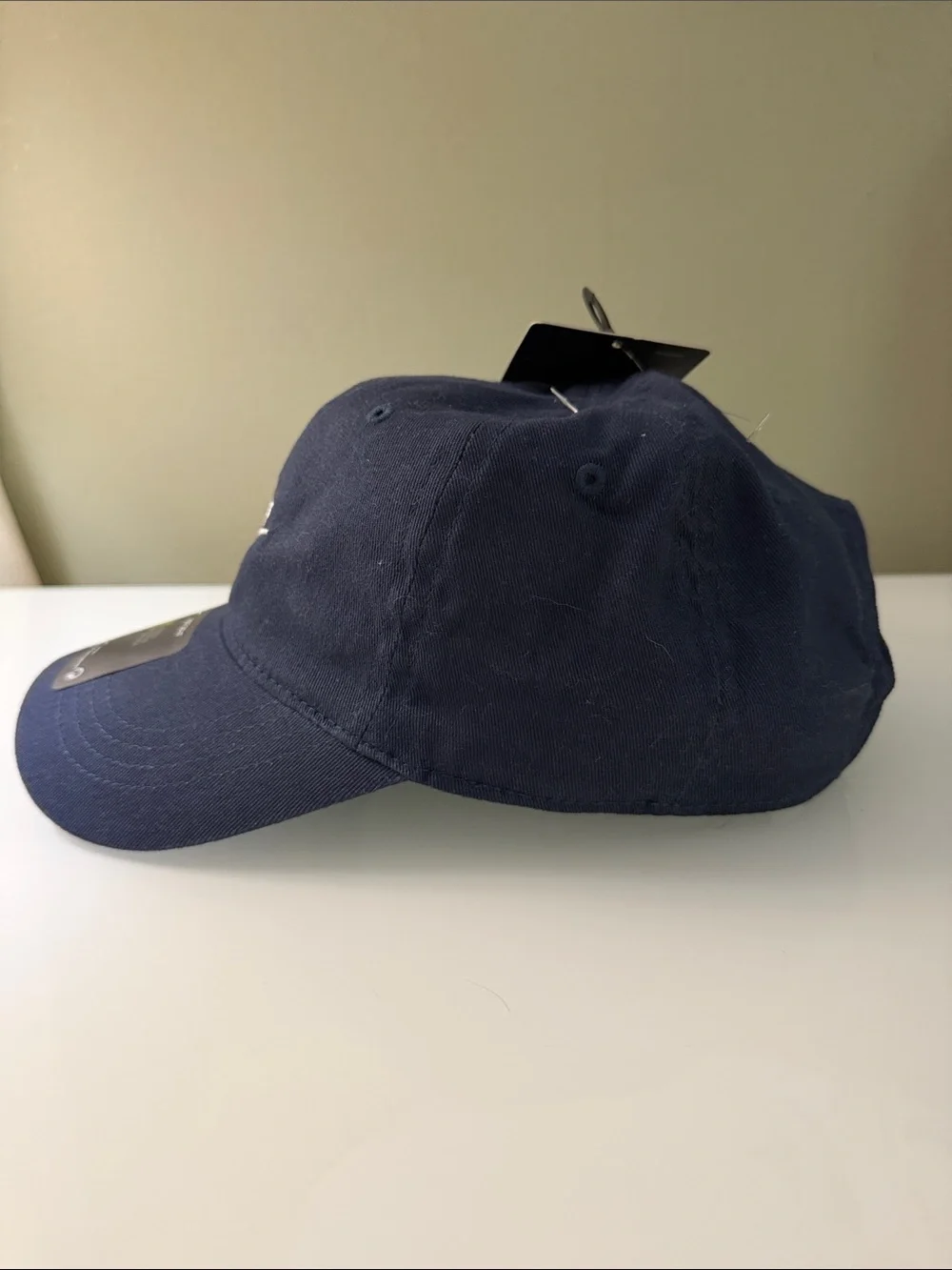 Nike Navy Baseball Cap with White Swoosh